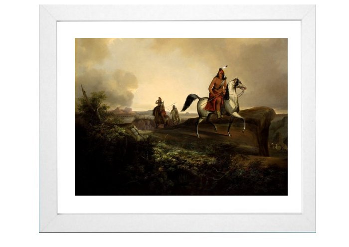 North American IndianFramed Print